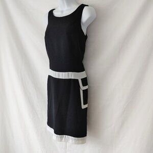 BLACK & WHITE CAREER DRESS